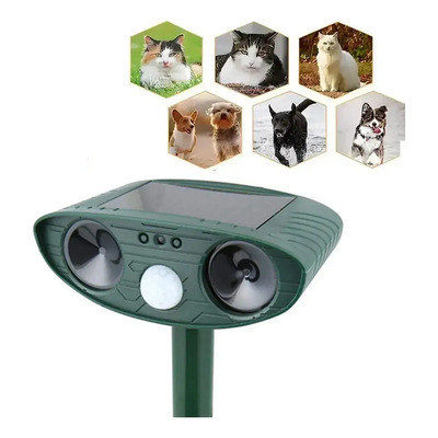 Repelente De Animales Electrónico Solar Ultrasónico Gatos | MercadoLibre