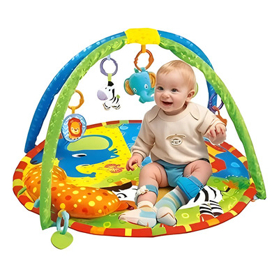 Tapete Para Bebe Interactivo Con Peluches Y Almohada Grande | Meses sin interés