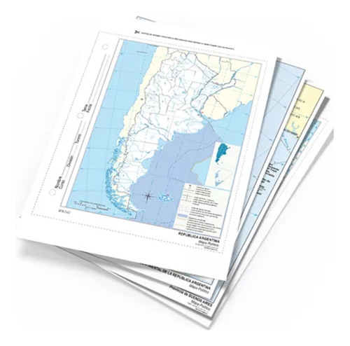 Kit Imprimible Mapas Escolares Pdf 