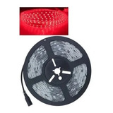 Tira Led 5050 5m + Eliminador Color 127v Exterior Color De La Luz Rojo