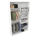 Armário Prateleira Cabideiro Duplo M7 100% Mdf Closet Lojas