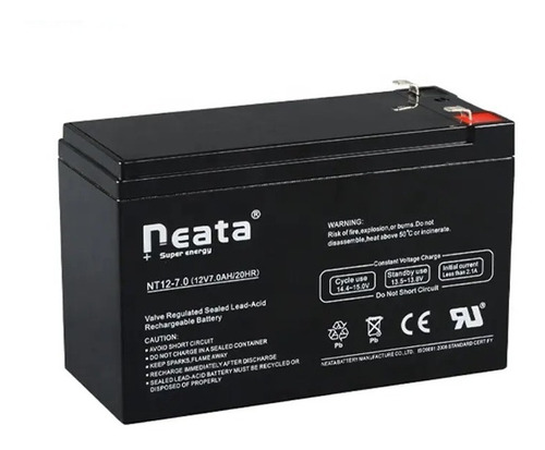 Bateria 12v 7ah  Neata Importadores - 12 Voltios 7 Amperios