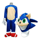 Disfraz Sonic Para Niño, Disfraz Erizo Azul Sonic Niño.