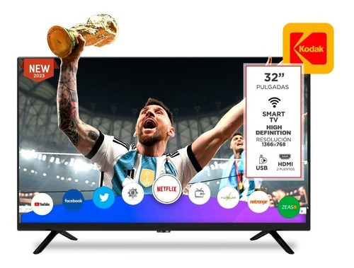 Led 32 Kodak Smart Googletv Hd We-32mt005 Negro 220v