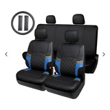 Hilux Doble Cab. Fundas Cubreasientos 06/19 Protector Azul