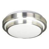 Plafón Decorativo Led  Bianco  30 W Adir 4298 Color Plateado