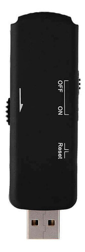 Mini Gravador Voz Espiao Pendrive 8gb Ativa C Sensor De Voz