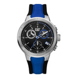 Reloj Caterpillar Hombre T8 Chrono Sumergible Acero Silicona