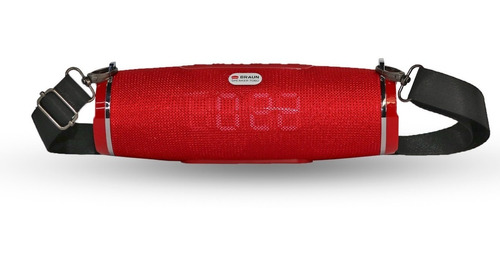 Parlante Bluetooth 5.0 Braun 7060 Rojo Como Jbl Sony Bose