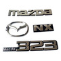 Emblemas Traseros Mazda 323 Nsautoadhesivos. 