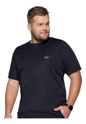 Camiseta Masculina Plus Size Fitness Tecnologia Dry Selene