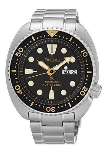 Relógio Seiko Srp775 Prospex Turtle Diver Automatico Preto