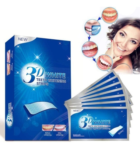 Dental Whitening Strips Oral-b 3d-w - Unidad a $267