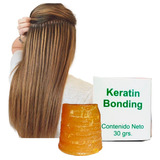 Queratina (keratina) Cristal Para Extensiones De Cabello 1x1