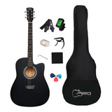 Jidyous-guitarra Acústica De 41 Inch Kit Y  Accesorios, 4/4