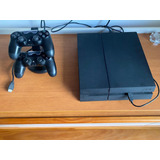 Ps4 Fat Sony 500gb + 02 Controles E 04 Jogos Físicos