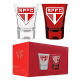 Copo Shot Prime 60ml Com 2 Sao Paulo Allmix Cor Branco