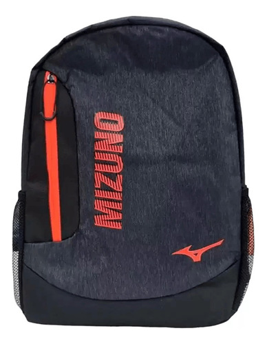 Mochila Mizuno Esportiva 21815 Cor Azul-escuro  Design Liso 21l