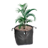 Vaso Grande 140 Litros Decoração Plantas Feltro King Pot Cor Preto