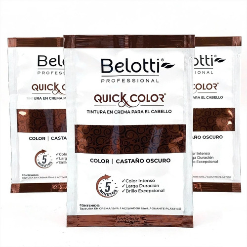 Tinte 5 Min Belotti Quick Color - mL a $267