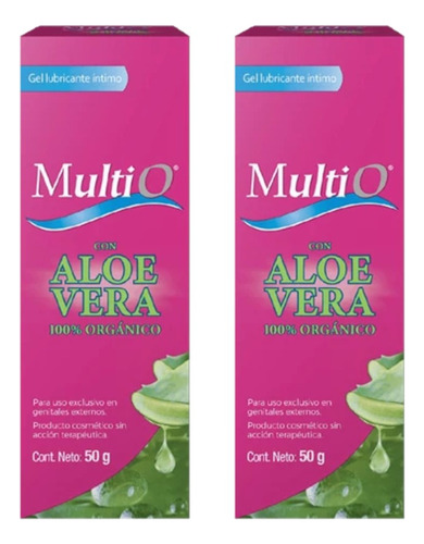 Pack X2 Multi-o Gel Intimo Aloe Vera 50g