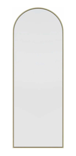 Espejo De Cuerpo Completo Herrería Moderno 180x50 Arqueado 