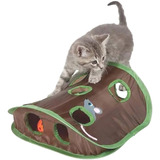 Brinquedo Pet Tenda Toca De Caça Para Gatos Interativa