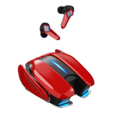 Bmani K68 Audífonos Inalámbricos In-ear Gamer Con Bluetooth Color Rojo