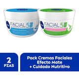 Kit Nivea 5 En 1 Cremas Faciales Efe Mate + Crema Nutritiva