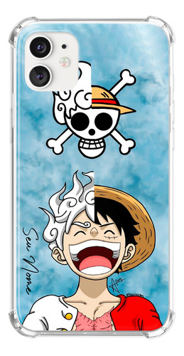 Capa Capinha Com Nome Personalizada One Piece Gear 5 Smile