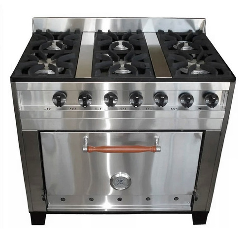 Cocina Industrial Eg 6 H 94 Cm Acero Inox Horno Pastelero Cu