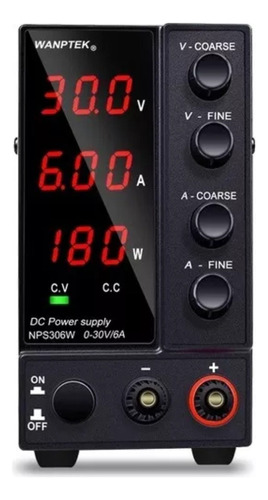 Fonte Regulável Dc 0-30v/10a Bivolt 110v/220v Nps30 6w