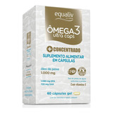 Ômega 3 Ultra 1000mg + Concentrado 60 Caps - Equaliv