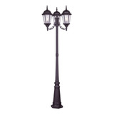 Livex Lighting 7553-07 Hamilton 3 - Poste De 3 Luces Para Ex