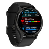 Smartwatch Gps Garmin Venu 3 Music Amoled Touch Ble5 Preto