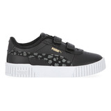 Zapatillas Puma Carina 2.0 Animal V Niña En Negro