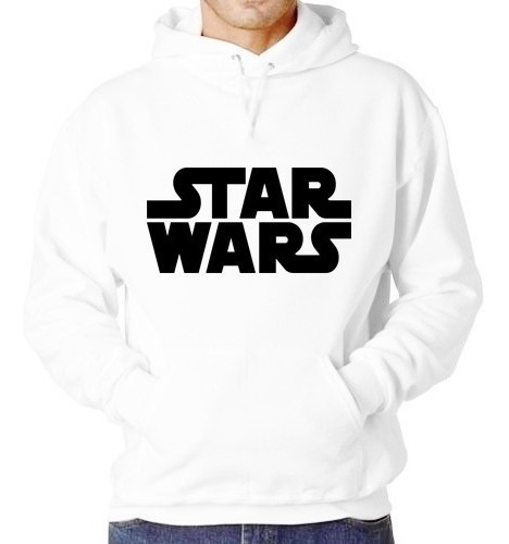 Blusa De Frio Moletom Canguru Com Bolso Star Wars Unisex