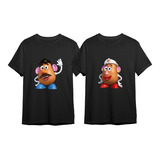 Playera Dúo Pareja Señor Y Señora Cara De Papa Toy Story