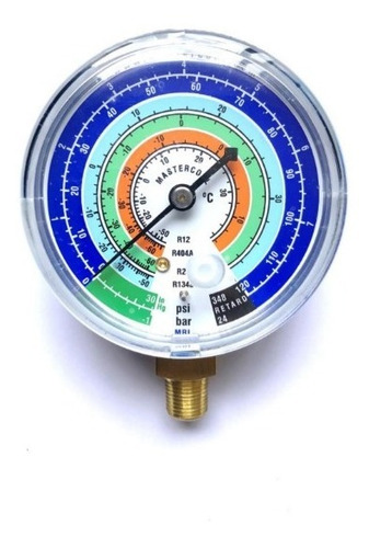 Manómetro De Baja Para R12, R404a, R22, R134a 