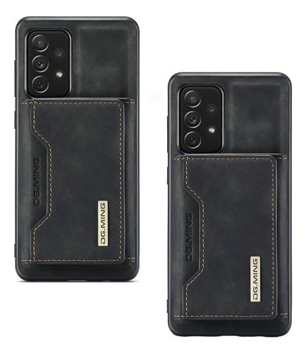 2×funda Tipo Cartera Piel Extraíble Magnética Para Samsung