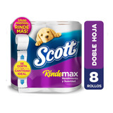 Papel Higiénico Scott Rindemax 8 Un (30 M