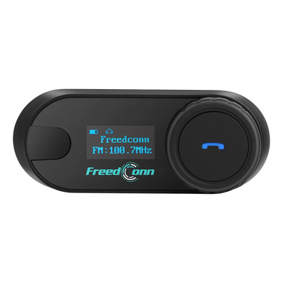 Intercomunicador FreedConn T-Com SC Para Casco, Con Pantalla LCD Motociclista Bluetooth 5.0, Color Negro, Comparte Música, Compatibilidad Con Otras Marcas | Envío gratis
