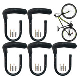 Kit 5 Gancho Suporte Bike Parede Pendurar Bicicleta Vertical