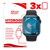 Pelicula Hidrogel Apple Watch Series 9 41 / 45mm (3x Tela)