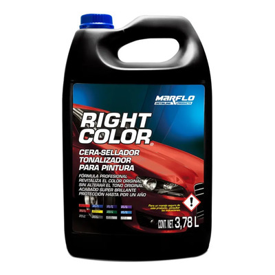 Cera Líquida Automotriz Marflo Galón 3.78L Negra 701 Para Rayones Superficiales | Meses sin interés