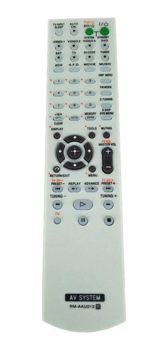 Controle P/ Receiver Sony Rm-aau013 Str-k660p/de485/ht-sf200