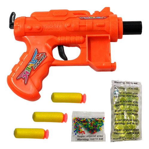 Arma Brinquedo Pistola De Pressão Dardos Bolas De Gel Orbeez