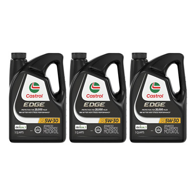 Aceite Castrol Edge 5w-30 Full Synthetic Caja 3 X 4.73l | Envío gratis
