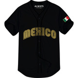 Camisola Jersey Mexico Mundial Clasico M2 Negro S M G Eg 2eg