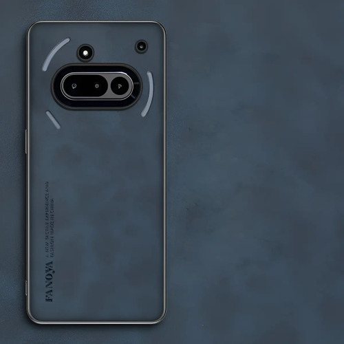 Funda Para Nothing Phone 3a Magnética De Piel Sintética Mate De Silicona Con Protección Total